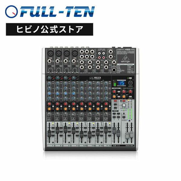 BEHRINGER X1622USB XENYX AiO~LT[ | USBI[fBIC^[tF[X@\ 3ohEQ fW^GtFN^[ o[u fBCRvbT[ 12`l Cu Cxg