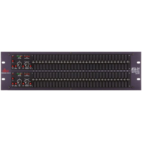Hibino.com ストア(ヒビノ公式)のdbx iEQ-31 2ch 31バンド・グラフィックイコライザー 国内正規品 安心の3年保証｜アングル3