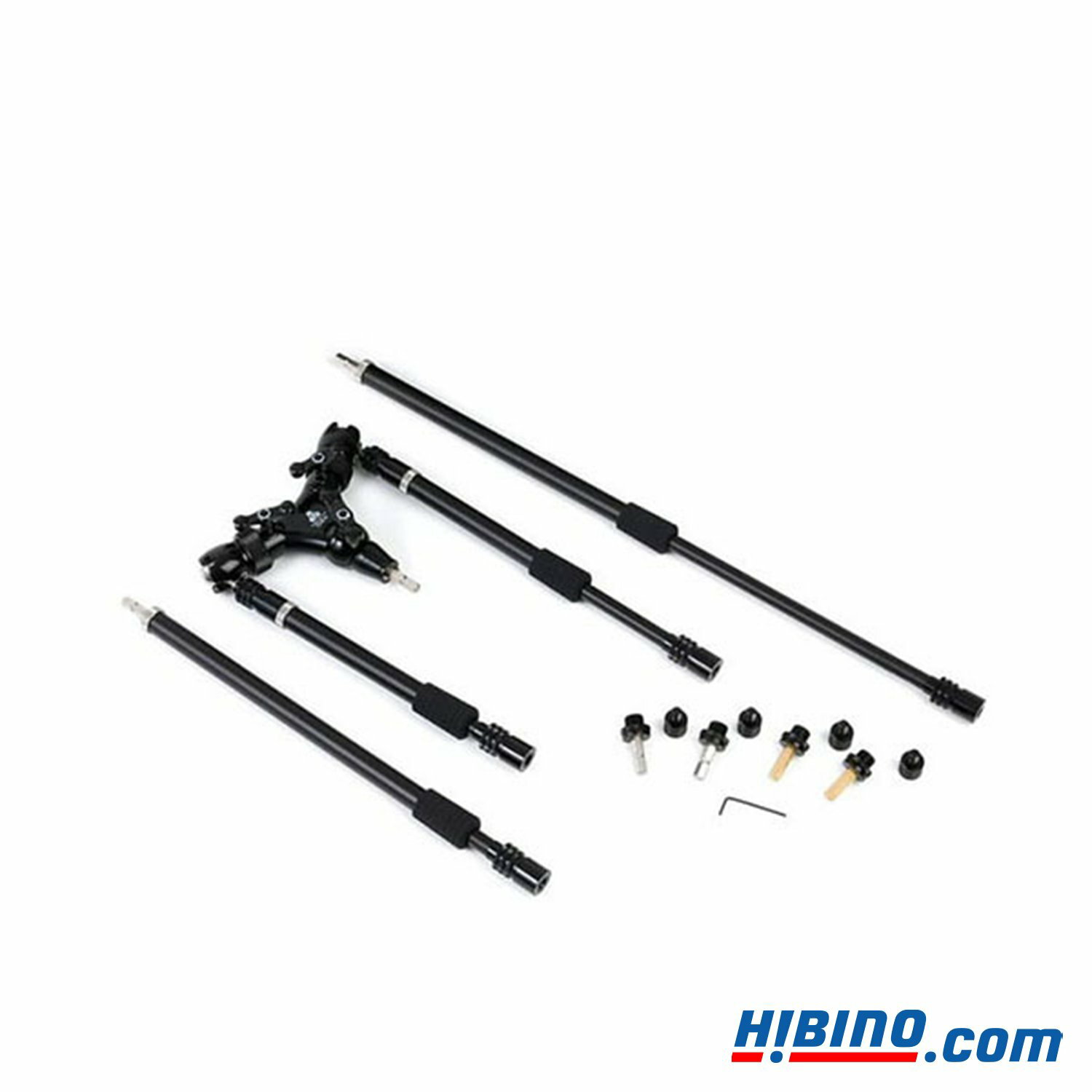 ■FULL-TENおすすめポイント ボーカルとギター/シンバルとスネア/カメラと照明など複数のデバイスを1本のスタンドで設置可能に シーン、用途に応じて選択可能なロング/ショートのアーム各2本同梱 アーム接続部には柔軟で強固な設置を可能にするボールスイベル機構を装備 デバイスのスムーズな着脱を実現するクイックリリース機構 360度回り自由な位置調整が可能なスタンドへのマウント部 ・TRIADスタンドと組み合わせることで、従来は 2本のスタンドを使用していたセッティングが 1本のスタンドのみで実現 ・IO-A1AショートアームとIO-A2Aをロングアームを各2本同梱 ・長さの違うブームを取り換えることで、場面に応じた最適なセッティングが可能 ・IO-A1Aショートアームは長さ24～32cmで調整可能 ・IO-A2Aロングアームは長さ39～63cm 調整可能 ・スイベル機構により 2本のブームを自由に角度調整でき、精密かつ安定したセッティングが可能 ・中心のセンタースイベルは垂直方向に 150°の角度調整が可能 ・接続部に、TRIAD-ORBIT独自の「IO Quick-Change Coupler(IOクイックチェンジカプラー）」を装備 ・「IO Quick-Change Coupler」とは : マイクやカメラ等の設置機器とスタンドを一瞬で脱着。設置時間の短縮と、大幅な利便性向上を目的として設計されたTRIAD-ORBIT独自のクイックリリース機構です。 取り付けは一瞬、挿し込むだけで完了。自動的にロックされます。ロック部を押し下げながら引き抜けば即座に外れます。 従来のスタンドの接合部のようなネジを回して固定する方式とは大きく異なり、劇的な時短とストレスフリーな操作感を実現。さらにTRIAD-ORBITならではの圧倒的な剛性感と耐久性も兼ね備えています。 ・各ブームには最大 2kg までの機材を取付可能 ※スイベル機構部に取り付ける機材が2kgを超えると、徐々に傾く可能性があります。 　締め付けにより異なります。 ■付属 　IO-A1A ×2 　IO-A2A ×2 　IO-H1 ×2 　IO-H2 ×2 　3/8インチ変換ネジ ■質量： 約2.4kg ※画像は使用例です。 ■FULL-TENスタッフレビュー TRIAD-ORBITを愛用されている方にはおなじみのデュアルブーム。2本のブームを分岐して複数の機材を設置できるアイデアによりシステムの幅が驚異的に広がります。このセットにはショート/ロングのアームが同梱されているので、あらゆるマイキングに対応します。TRIADスタンドに設置すれば、デバイスを両手であてがう感覚でセッティング可能。特に、画像のようにドラムのオーバーヘッド、スネアのマイキングに最大限の威力を発揮します アームの取り付け部にはボールスイベル機構を装備しており、まるで人間の肩のように角度調整を自在に行えます。アームは「IO Quick-Change Coupler」により接続されているため、取り外すことができ、豊富に用意されたオプションにも対応します。 床に設置するベースを少なくすることができるため、スペースを取らずシンプルな設置にも貢献します。上に行くほど拡がるシステムに安定性の不安を持たれるかもしれませんが、実機に触れていただければその心配は解消されるでしょう。抜群の安定度を持つスタンドシステムなのです。