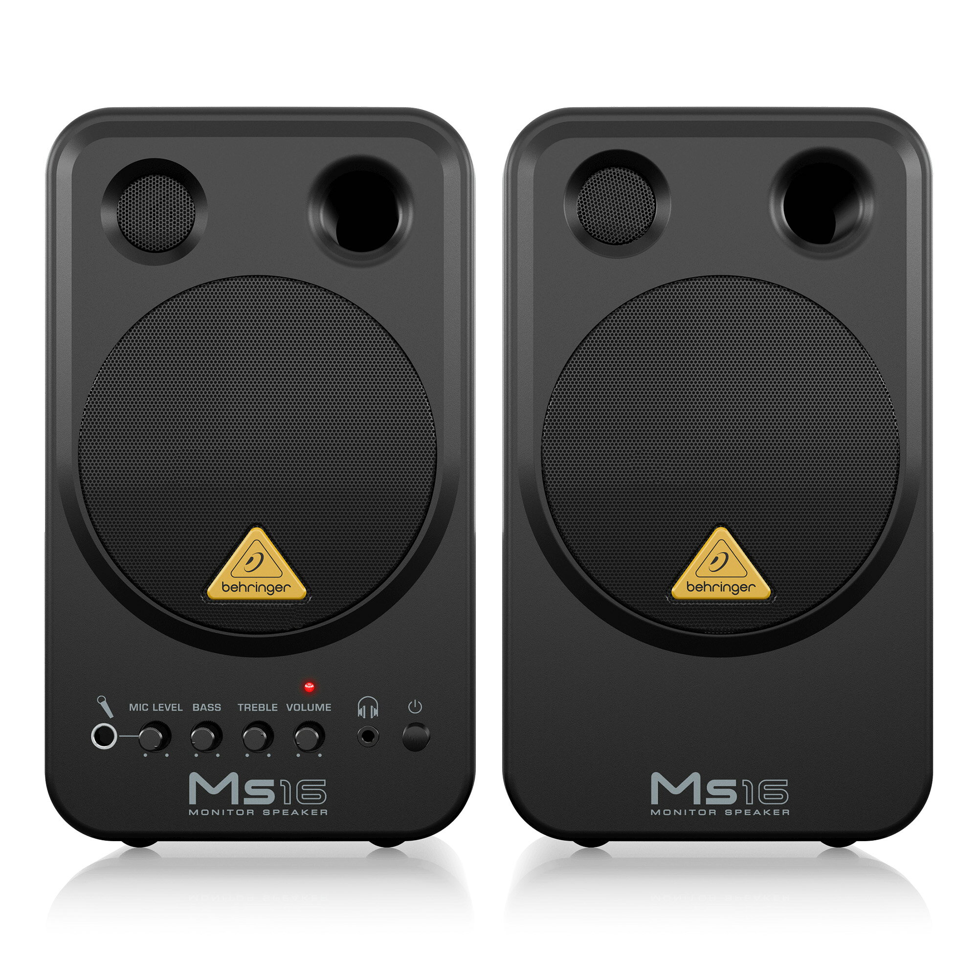 BEHRINGER MS16 パワード2-Wayフルレンジ・スタジオモニター 2本セット | スタジオモニター スピーカー アンプ内蔵 国内正規品 安心の3年保証 fullten-10000474 Hibino.com ストア(ヒビノ公式) サンプル画像2