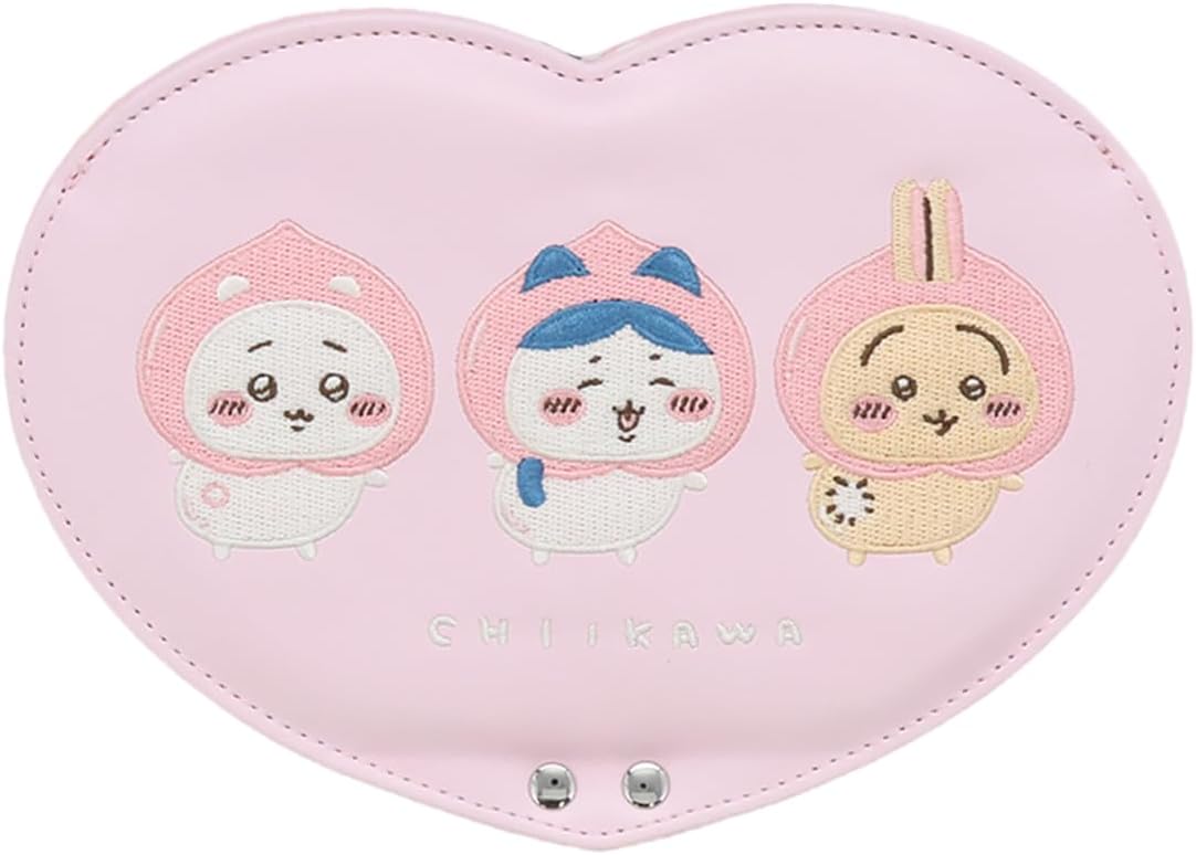 Rakuten - 【送料込】shobido 粧美堂 ちいかわ ハート型ファブリックミラー chiikawa ナガノ 手鏡 CW46485