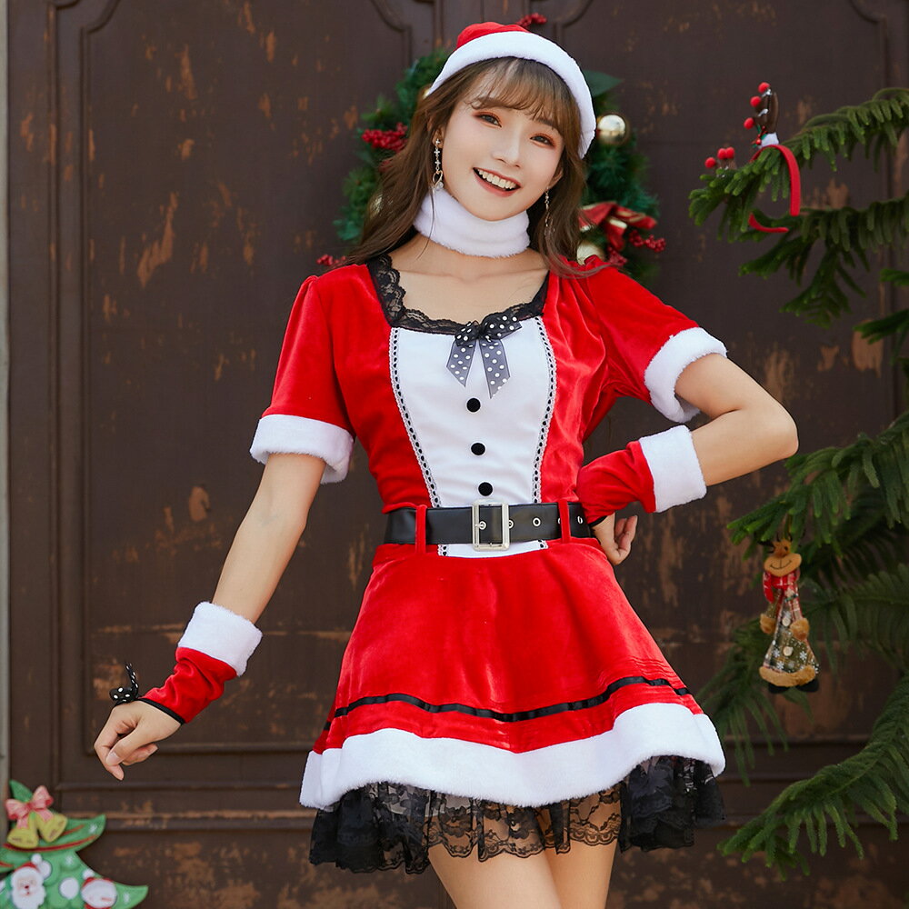 クリスマス ハロウィン コスプレ サンタ サンタコス サンタクロース| セクシーサンタ ロンパース サンタコス コス コスチューム サンタコスチューム レディース 可愛い 忘年会 仮装 かわいい 大人 大人用 女性 クリスマス 衣装 クリスマス　コスプレ衣装