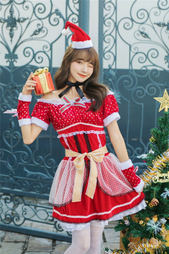 サンタ コスプレ クリスマス コスチューム 衣装 サンタクロース コスチューム ランジェリー　セクシー パーティ サンタコス サンタコスプレ サンタ衣装 サンタコスチューム 仮装 女性　ランジェリーセクシー 結婚式 余興送料無料