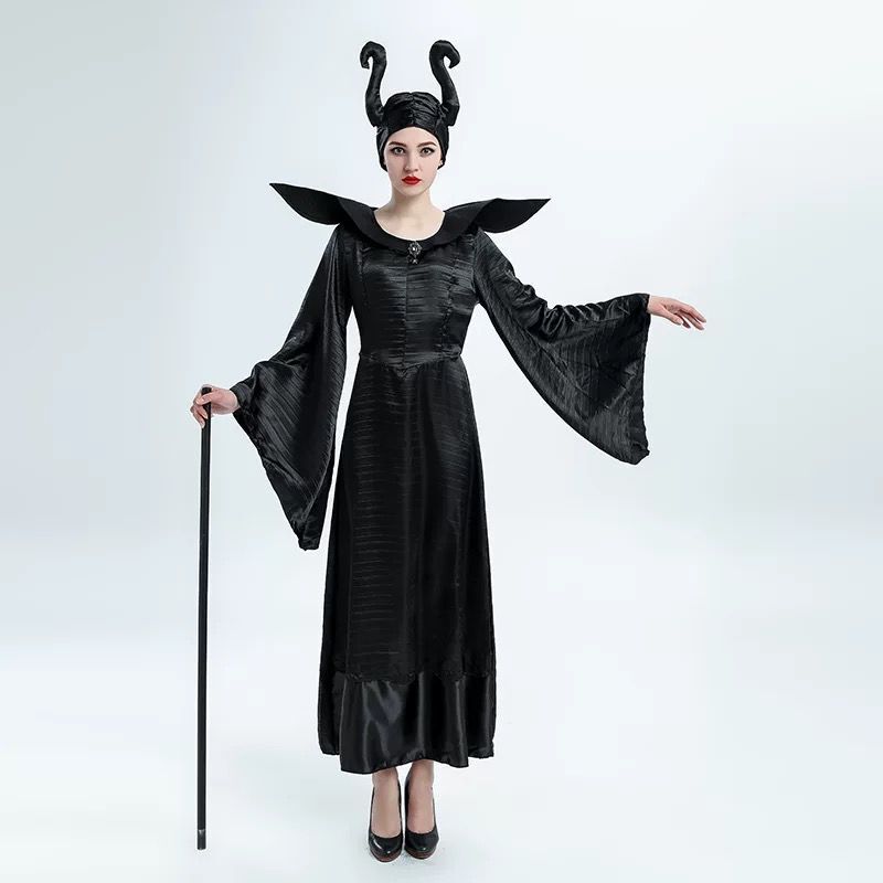 ハロウィン 魔女コスチューム バンパイア 衣装 コスプレ 女王様 魔女 悪魔 ゾンビ コスプレ 女王様 魔女 コスチューム 大人用 大人 女王 仮装 コスプレ衣装 女性 レディース クイーン ハロウィン衣装 ワンピース ドレス ヴァンパイアイベント cosplay 舞台衣装w485 fullyfully-10003318 fully fully サンプル画像3