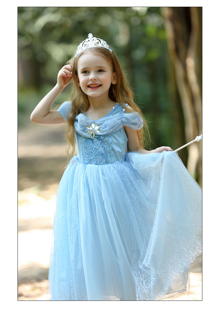 お姫様ドレス 子供ワンピース キッズ 子供 ドレス 子ども コスプレ衣装 大好きな お姫様 代引不可 に変身 ｆｔｘ 2329 シンデレラコスプレ コスチューム ロング 服 水色 青 なりきり 人気 女の子用 子供用 蝶々ワンピース ブルー 誕生日 プリンセス ワンピース 衣装