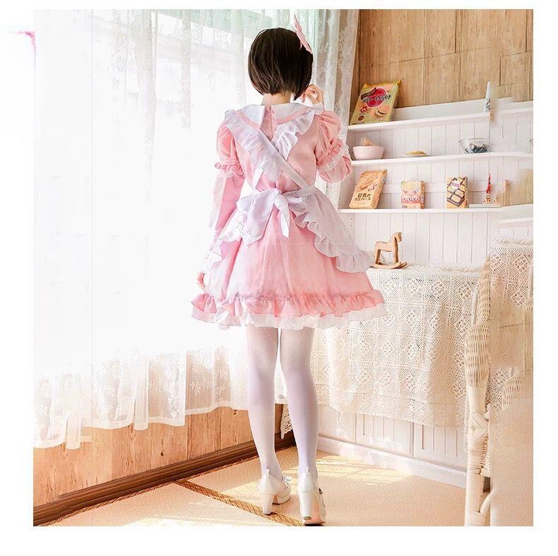 コスプレ メイド服 ピンク ブルー ブラック かわいい コスチューム 仮装パーティー 結婚式 余興 アニメ アキバ系 セクシー衣装 送料無料 ハロウィン 衣装 コスプレ衣装 大人用 ワンピース エプロン 仮装 送料無料fc0216 正規品新品未使用品