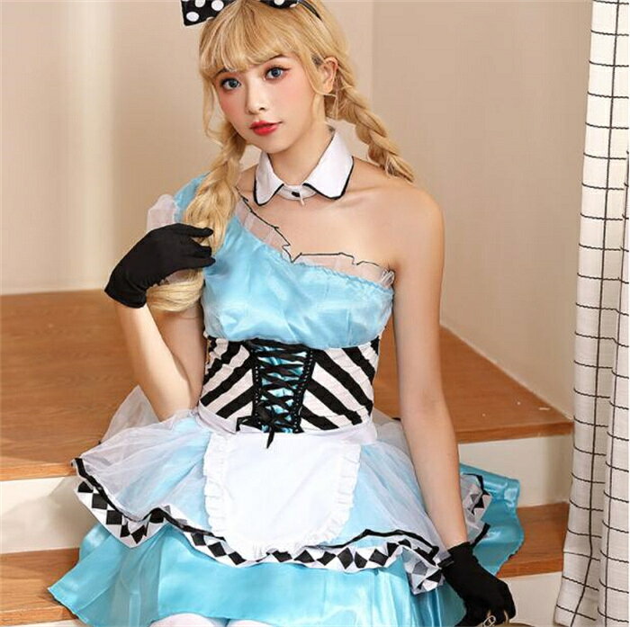 ハロウィン コスチューム メイド服 コスプレ仮装 セクシー 大人 コスプレ衣装 かわいい 大人用 可愛い クリスマス ヴァレンタイン 女性 ミニスカート fullyfully-10009628 fully fully サンプル画像3