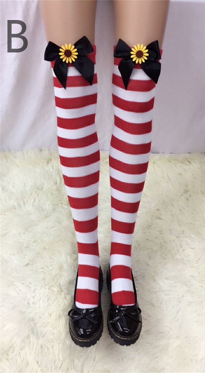 クリスマス サンタ サンタクロース コスプレ道具 靴下|ハイソックス ソックス くつ...