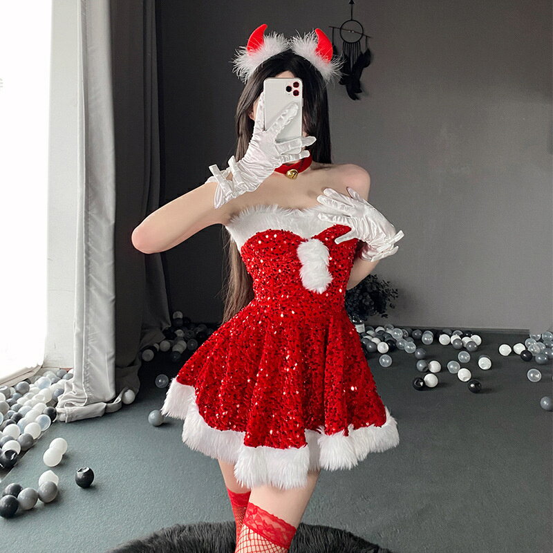 クリスマス サンタ コスプレ バニーガール ワンピース サンタクロース レッドサンタ ワンピース サンタコス コス レディース 可愛い 忘年会 仮装 大人 大人用 女性 クリスマス 衣装 クリスマス 二次会 余興 ハロウィン余興