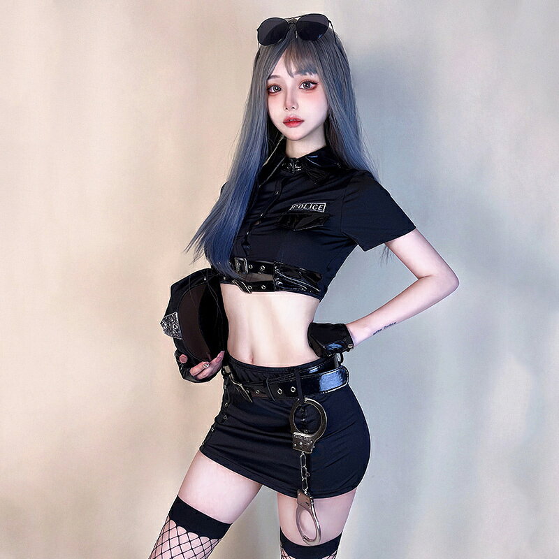 コスプレ ポリス 衣装 セクシー 警察 下着 エロかわ ハロウィン セットアップ 過激 かわいい 大人 仮装 へそ出し ミニスカ ミニスカポリス イベント 余興 超過激 コスチューム 送料無料 翌日配達 イベント cosplay 舞台衣装 定番fxy1951