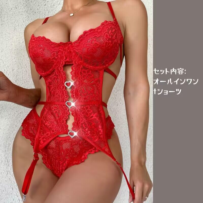 セクシー ランジェリー ビスチェ コルセット ランジェリー キャミ ストッキング セ...