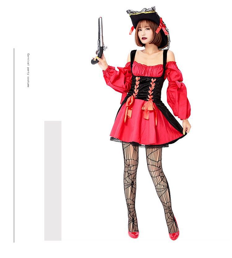 ハロウィン パイレーツ 仮装 海賊衣装 大人 レディース ミニドレス コスプレ衣装 ...