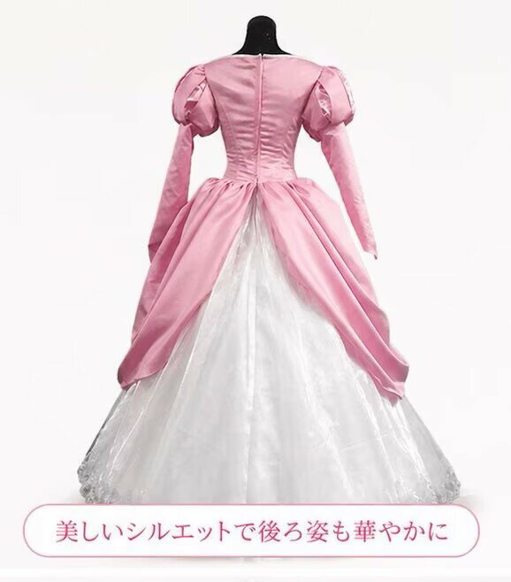 ハロウィン プリンセスドレス 仮装 コスチューム レディース なりきり 女王 大人 大きいサイズ 女性　プリンセス ワンピース 大人用 コスプレ衣装 お姫様 ロングドレス キャラクター ハロウィン大きいサイズ オーダー対応 イベント 舞台衣装 演出服 学園祭 MTE603 3