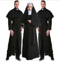 ハロウィン 仮装 神父 衣装 コスプレ 大人用 メンズ 牧師 ハロウィン 宣教師 レディース 修道女 修士 コスプレ衣装 女性 コス 男女 ベア カップル大きい...