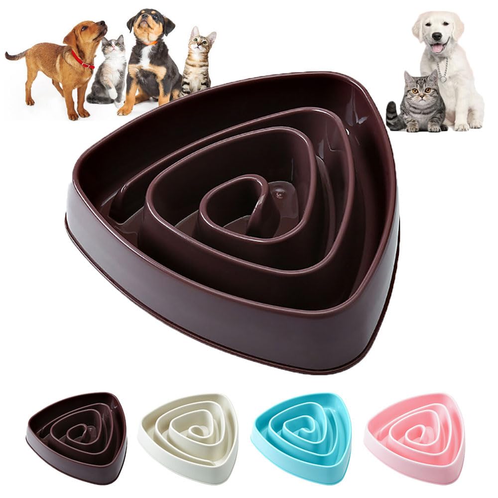 食器 犬 早食い防止 フードボウル 猫 固定 ペットボウル 滑り止め付 吐き戻し防止 スローフィーダーボウル 窒息防止 洗いやすい 水飲みボウル 健康管理 猫 小型犬 中型犬 大型犬 手入れ簡単 ペット用食器