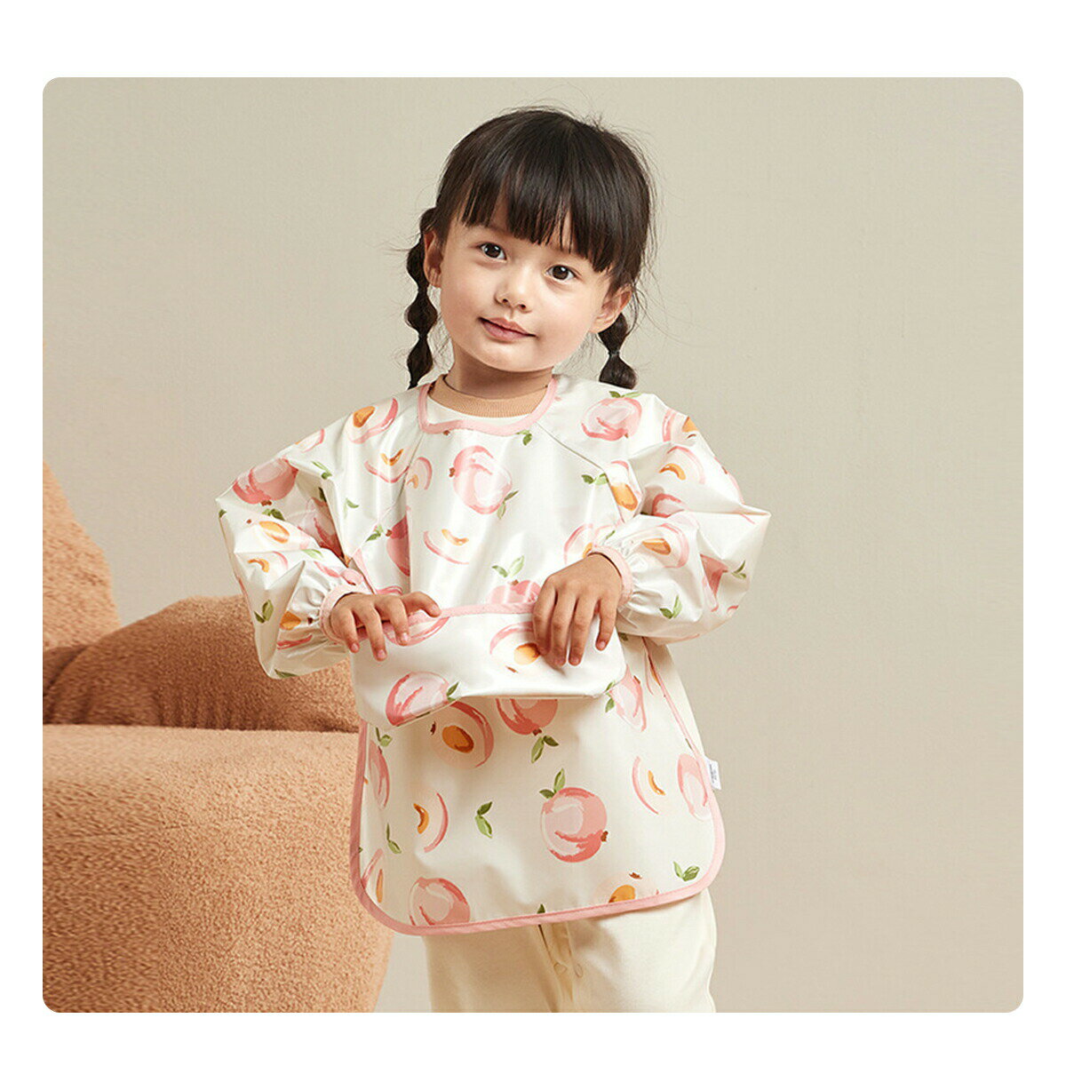 【3枚購入で1枚プレゼント】お食事エプロン 長袖 離乳食 入園準備 お食事用エプロン 防水 食事エプロン 子供用 エプロン 子供 お食事スタイ 食べこぼし 離乳食 掴み食べ 防水 ベビー 保育園 女の子 男の子 キッズ 赤ちゃん エプロン ベビースタイ 出産祝い