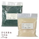 クリスタルソイルパール【室内 園芸用品 観葉植物 水耕栽培 資材 おしゃれ ウォータービーズ 土 在庫処分 訳あり 大量 1kg 植物用 クリア グリーン ハイ...