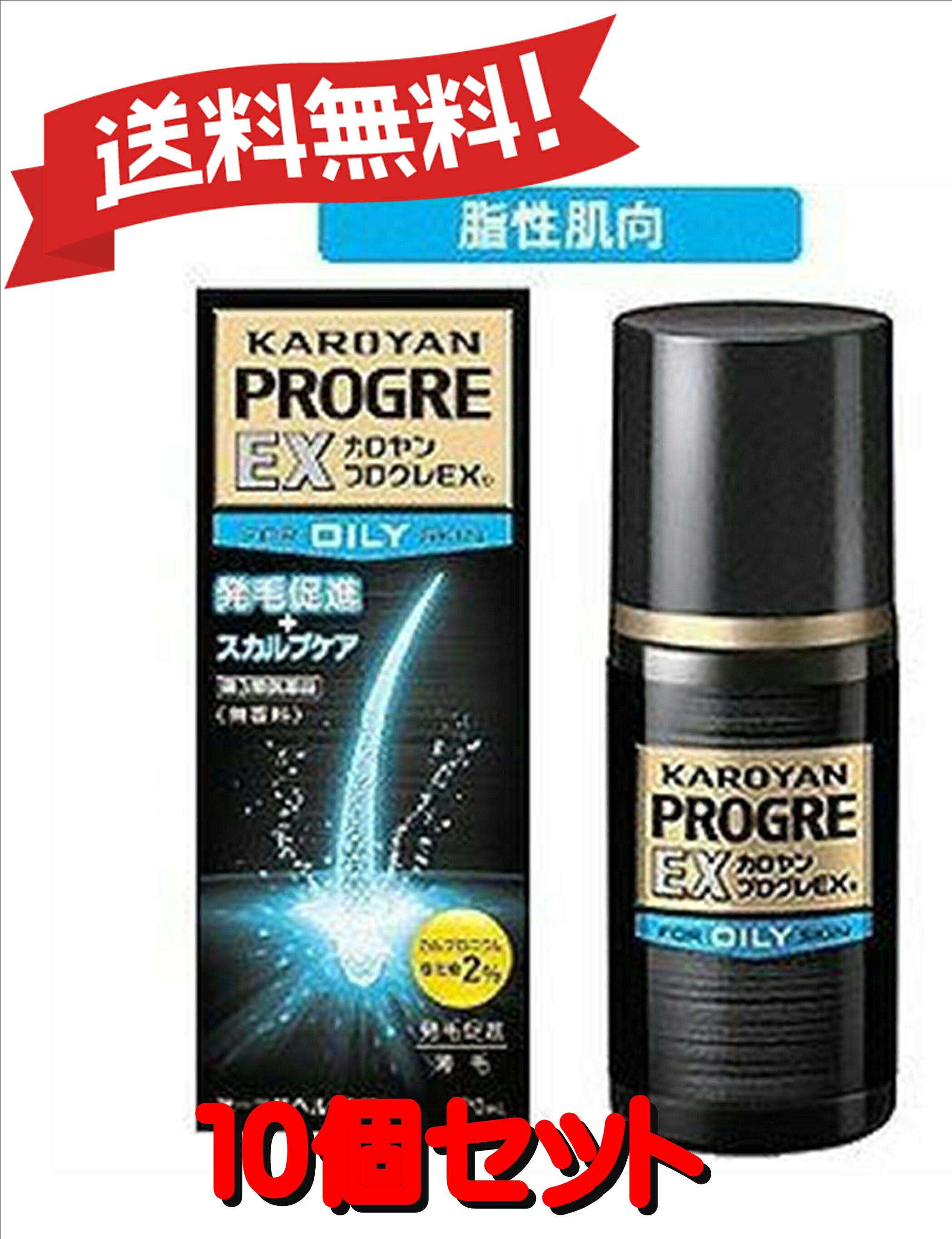 【送料無料 10個セット】【第3類医薬品】カロヤン プログレEX O 120mL 4987107616739-10