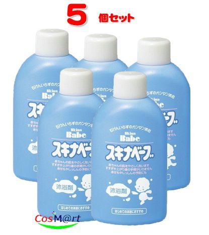 【特徴】 スキナベーブは初めてお子様を持つお母さまやお父さまでも安心して赤ちゃんの沐浴を行っていただけるよう設計された製品です。石鹸を使わないので、すすぎ・上がり湯が必要なく、手順が簡単。短時間で沐浴ができるので、長湯が苦手な赤ちゃんの体力的負担を減らせます。あせもや湿疹、肌の乾燥など肌トラブルを防ぎます。 【こんな方におすすめ】 一人でも、簡単に短時間で沐浴させたい方に、赤ちゃんのあせもや湿疹、肌の乾燥などを防ぎたい方に、石鹸だとすべりやすくて不安、という新米パパ＆ママに 【使用方法】 ベビーバス5〜7分目（約20L）のお湯に5〜10mLを溶かし、ガーゼなどで全身をぬぐうように洗います。すすぎや上がり湯の必要はありません。 【効果効能】 あせも、荒れ性、しっしん、しもやけ、ひび、あかぎれ。 【全成分】 ジメチルイソプロピルアズレン(グアイアズレン)*、ステアリン酸POEソルビタン、ステアリン酸ソルビタン、流動パラフィン、ステアリン酸、セタノール、還元ラノリン、濃グリセリン、パラベン、グルコン酸クロルヘキシジン、香料、水　　　＊印は「有効成分」、無印は「その他の成分」 【サイズ】 89（幅）× 171（高さ）× 62（奥行）mm【原産国】 日本 【広告文責】 株式会社コスコ 電話：0263-87-9780