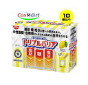 【10個セット】 【機能性表示食品】 日清食品 トリプルバリア オオバコ サイリウム 甘さすっきりレモン味 1箱 30本入 スティックタイプ 粉末飲料 (4902105960776-10)