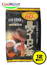 【12個セット】東久漢方 黒ウーロン茶 お徳用60包 ティーバッグタイプ 焙煎100% 福建省産 ポリフェノール含有 (4512812100053-12)