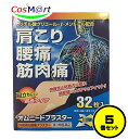 【5個セット】 【第3類医薬品】 ラフェルサ オムニードプラスター 32枚入 腰痛 打撲 捻挫 肩こり 関節痛 筋肉痛 (4987373066726-5)