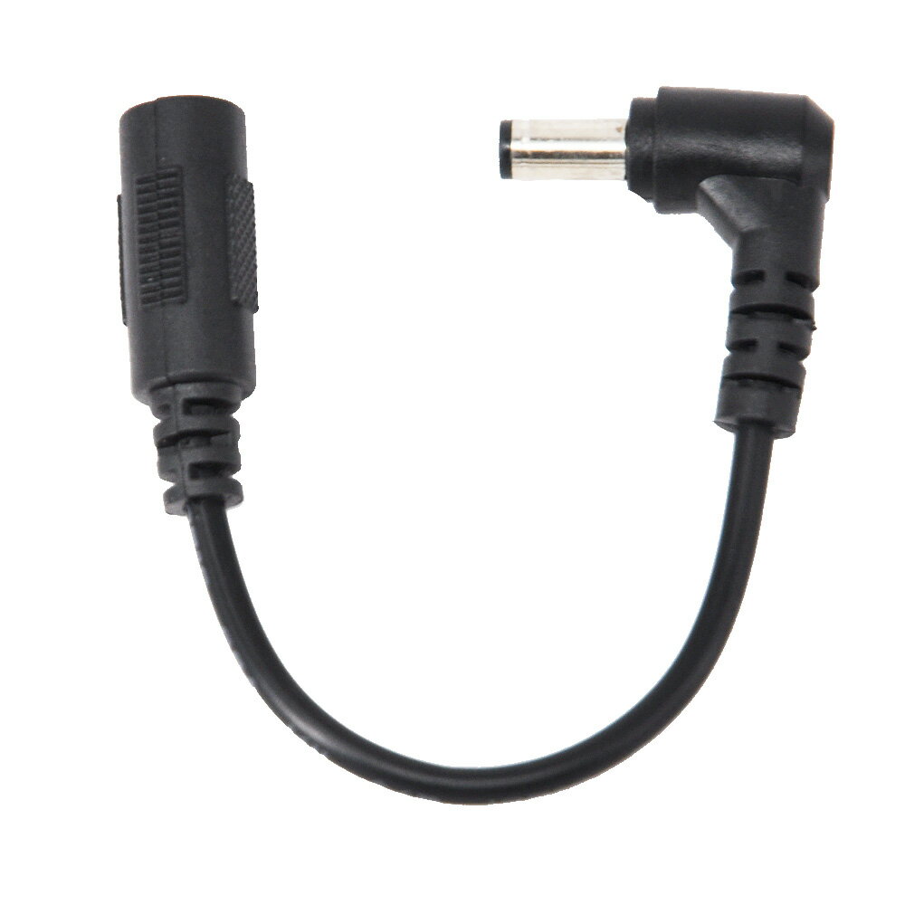 汎用ACアダプター用出力DCプラグ変換アダプター　L型変換