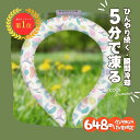 【648円数量限定!あす楽★送料無料】\高温・熱中症対策/ 冷感リング 涼しさ 熱中症対策 クールリング ひんやり 大人 子供 自然凍結 28℃ 抗菌 結露しな...