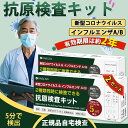 小林薬品 2個セット 検査最速版 2025年最新型インフル対応 【個包装1箱に1回分】オミクロンXBB BA.2 BA.5 対応 コロナ&インフルエンザ A/B 抗原検査キット同時 Wチェック 抗原検査キット 3種類同時に検査 新型コロナウイルス 変異種対応 (研究用) 鼻腔