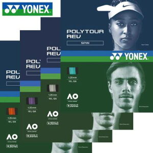 ͥå YONEX ƥ˥å ȥ ݥĥ125 POLYTOUR REV125 ƥ˥ 饱å ƥ˥饱å å PTGR125 ѡץ  ۥ磻 ꡼  MADE IN JAPAN