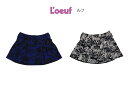 SALE セール 30%OFF アウトレット Loeuf ルフ 日本製 花柄スコート レディース テニスウェア スカート スコート 325SKA