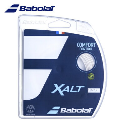 バボラ Babolat テニスガット ナイロン ストリング エクサルト 12M 130 XALT 130 テニス ラケット マルチフィラメント コントロール 硬式テニスガット 241150 ホワイトスパイラル