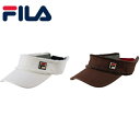 SALE 10%OFF フィラ FILA テニスキャップ・バイザー レディース サンバイザー VL9243 2022FW アウトレット 特価 お買い得 セール