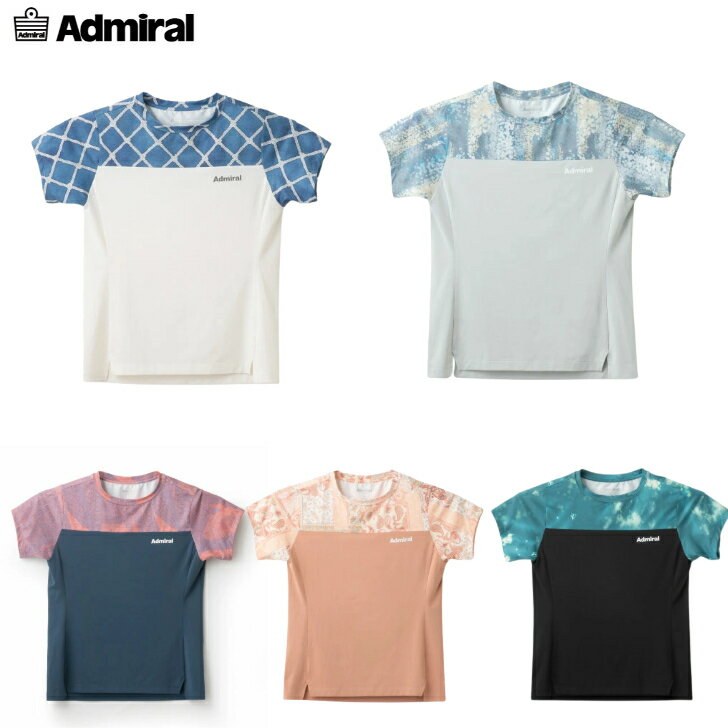 30%OFF セール SALE Admiral アドミラル レディース スリットヘムグラフィックTEE ATLA502 Tシャツ ゲームシャツ 2025年2月発...