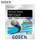 ゴーセン GOSEN テニスガット ナイロン ストリング テックガット 16GA 1.30mm 12.2m TECGUT テニス ラケット マルチタイプ マルチ...