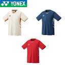 ヨネックス YONEX バドミントンウェア メンズ ゲームシャツ 10642 2025SS