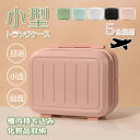 ミニ キャリーケース 化粧品収納 メイクボックス 大容量 化粧箱 コスメ収納 トランクケース かわいい マカロン色 飛行機 持ち運び スーツケース