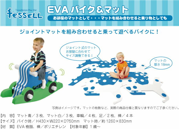 【フロアーマット】fessell　EVA　バイク　マット