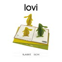 【ポストカード】lovi(ロヴィ) カードラビット ウサギ 11cm