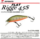 【ルアー】ZIP BAITS ジップベイツRigge FLAT 45Sリッジフラット 45Sヘビーシンキング ミノー