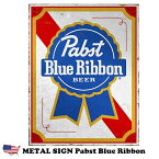 パブストビール ブリキ看板 アメリカン アメリカン雑貨 メタルサイン Pabst Blue Ribbon 壁掛け おしゃれ バー ダイナー インテリア アメリカ雑貨 ガレージ レトロ アンティーク ヴィンテージ