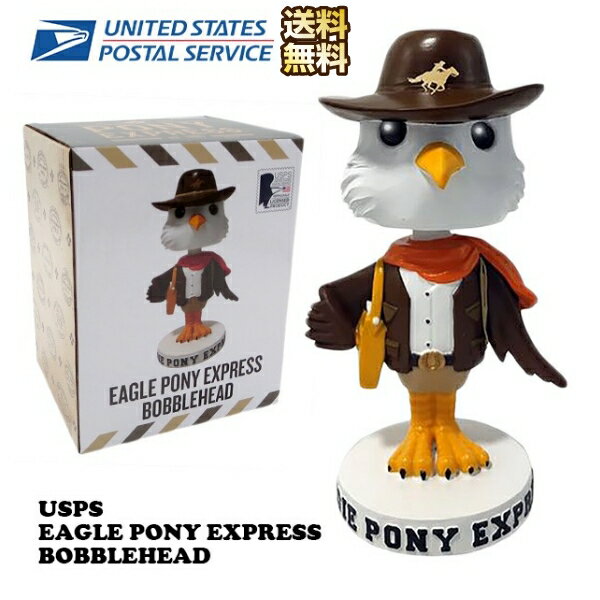 アメリカ郵便局 キャラキター イーグル フィギュア バブルヘッド 送料無料 USPS EAGLE PONY EXPRESS フィギュア 人形 ボビングヘッド 首振り人形 アメリカ雑貨 アメリカン雑貨 通販 動物 鳥 コレクション