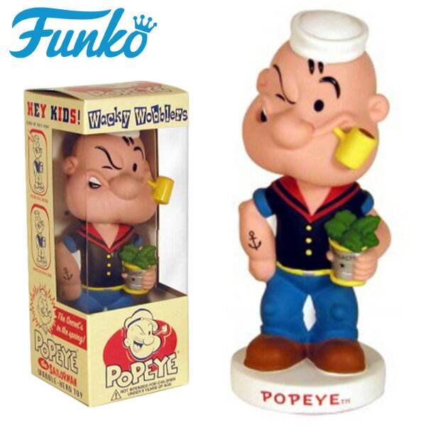 楽天アメリカ雑貨 ミニカー FUN FUNNYポパイ フィギュア FUNKO ボビングヘッド POPEYE ポパイ人形 首振り人形 ポパイ グッズ アメトイ アメリカン雑貨 アメリカ雑貨 ギフト プレゼント ファンコ