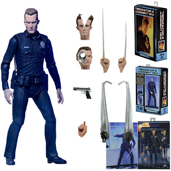 ターミネーター2 7inch アクションフィギュア T-1000 NECA ネカ フィギュア 人形 アメトイ 映画 グッズ SF アクション アメリカ雑貨 アメリカン雑貨 アメ雑貨 おもちゃ 男性 父 彼氏 プレセン…