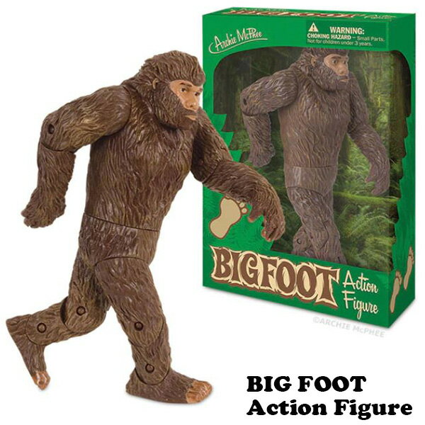 ビックフット アクションフィギュア 未確認生物 フィギュア 高17cm ビックフット 人形 big foot アメリカ雑貨 アメリカン雑貨 アメ雑貨 父の日 ギフト 誕生日プレゼント