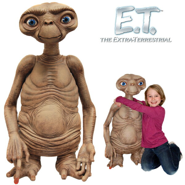 NECA E.T. 映画の撮影用 等身大 フィギュア 87cm スタントパペットのプロップ ・ レプリカドール 正規品 ET フィギュア ハンドペイント et人形 映画グッズ ネカ アメリカン雑貨 アメリカ雑貨 …