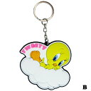 トゥイ―ティー キーホルダー B トゥイ―ティー グッズ ルーニーテューンズ ラバーキーチェーン トゥイティー tweety トゥイーティ キー リング ロードランナー コヨーテ キーホルダー キャラクター アニメ ワーナー アメリカン雑貨 ルーニー・チューンズ