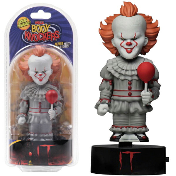 NECA ボディノッカー IT 2017 ペニーワイズ ソーラーパワーのユラユラドール ライセンス商品 ピエロ フィギュア 高さ約160mm イット映画グッズ おもちゃ IT THE MOVIE PENNYWISE BODY KNOCKERS…