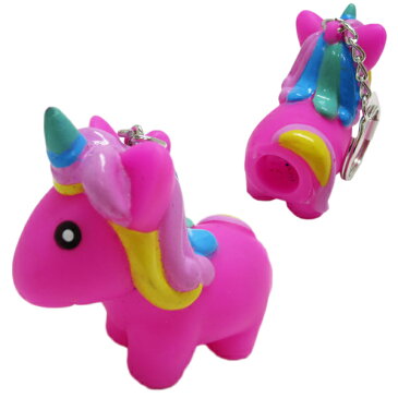 プープーユニコーンキーチェーン ピンク　POO POO UNICORN KEY CHAIN スクイーズキーホルダー