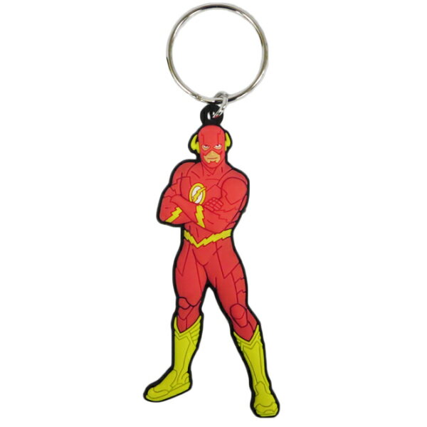 ラバーキーチェーン フラッシュ 【THE FLASH】DCコミック 【バットマン】アメリカ直輸入　バットマン　キーチェー